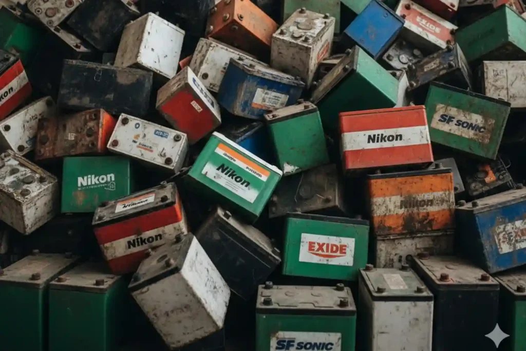 Used Batteries Scrap ( البطاريات المستعملة )